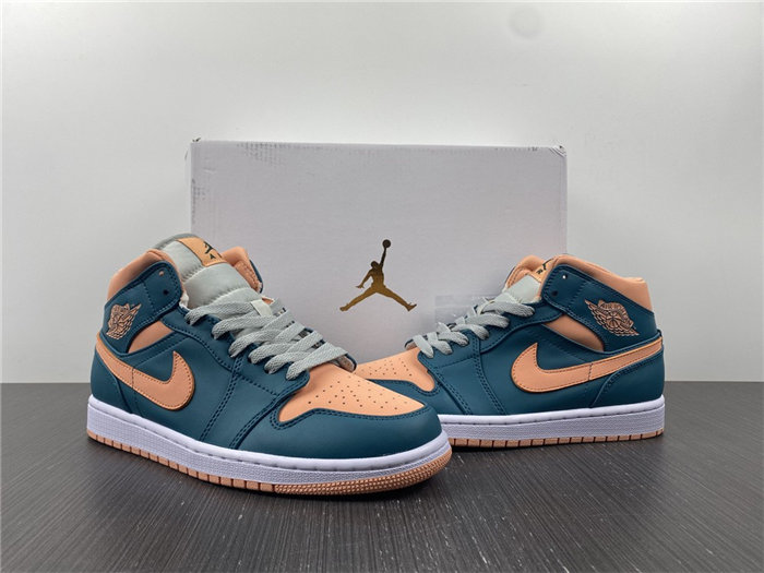 Jordan1 Mid Dark Teal Green BQ6472-308