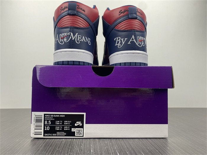nike sb dunk high Svp*me by any means navy dn3741-600