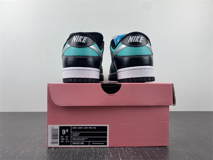 nike sb dunk low D1am0nd s*pply co. aqua blue 304292-402