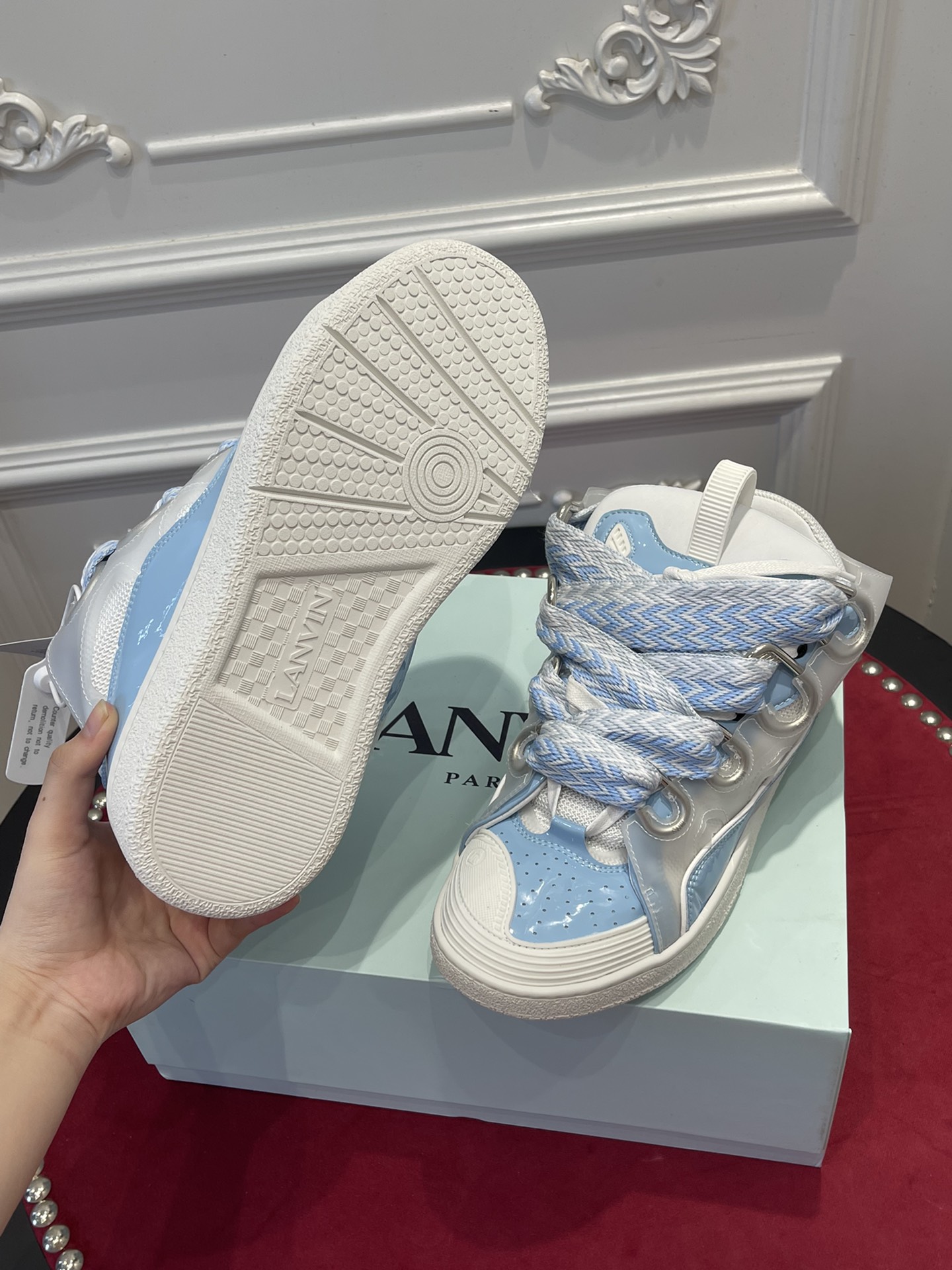 Lanvon Curb Sneaker FW-SKDK02-GLOS-A22901