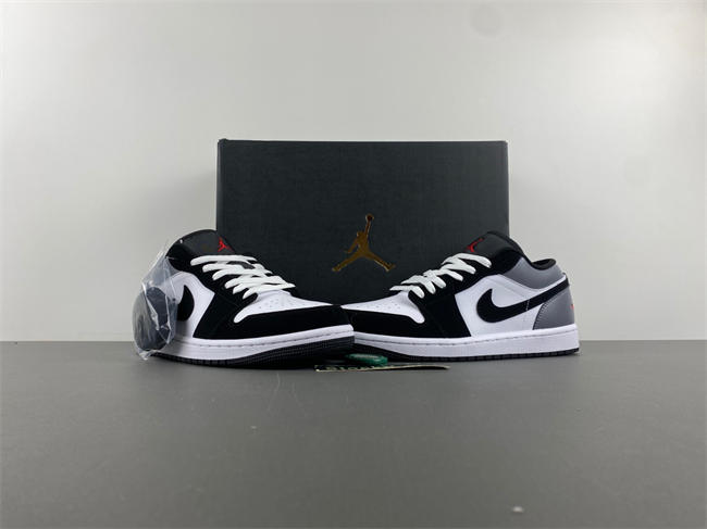 Air Jordan 1 Low SE White Fire Red Black Matte Silver HF3148-106
